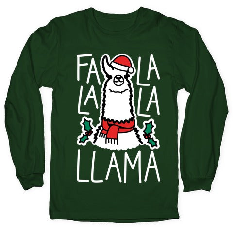 Falalala Llama Longsleeve Tee